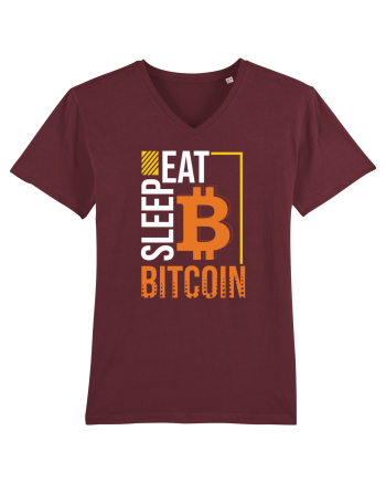 Eat Sleep Bitcoin Burgundy