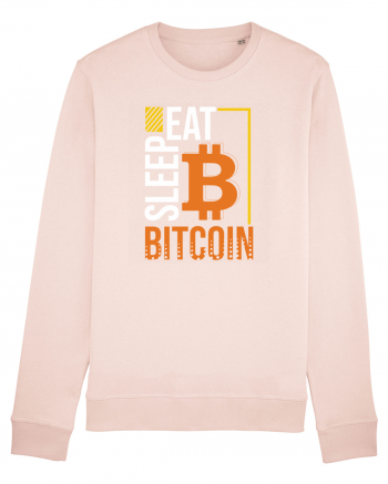 Eat Sleep Bitcoin Candy Pink