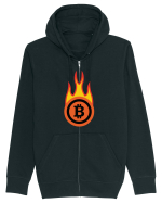 Fireball Bitcoin Hanorac cu fermoar Unisex Connector