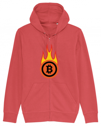 Fireball Bitcoin Carmine Red