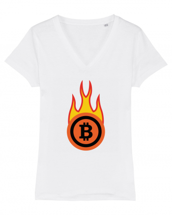 Fireball Bitcoin White