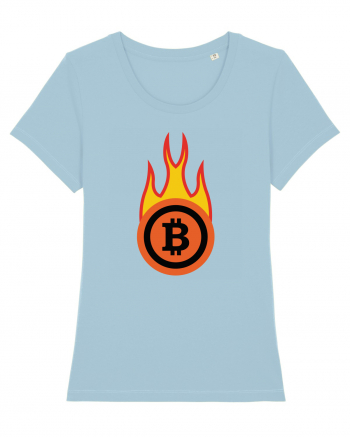 Fireball Bitcoin Sky Blue