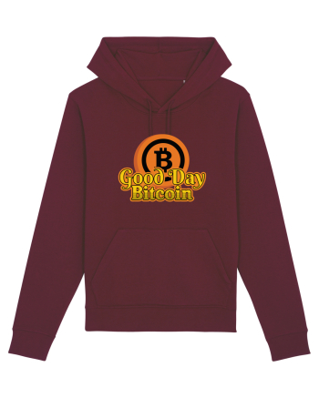 Good Day Bitcoin Burgundy