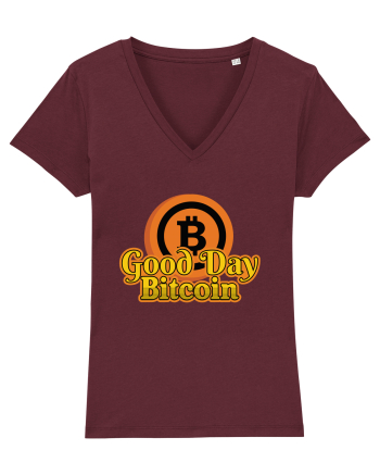 Good Day Bitcoin Burgundy