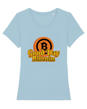 Good Day Bitcoin Sky Blue