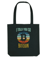 I Told You So Bitcoin Sacoșă textilă