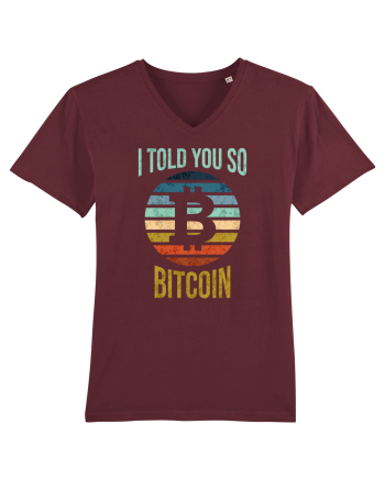 I Told You So Bitcoin Burgundy