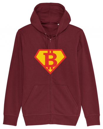 Super Bitcoin Burgundy