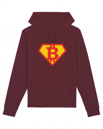 Super Bitcoin Burgundy