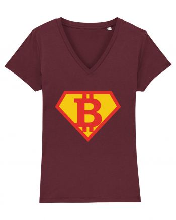 Super Bitcoin Burgundy