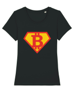 Super Bitcoin Tricou mânecă scurtă guler larg fitted Damă Expresser
