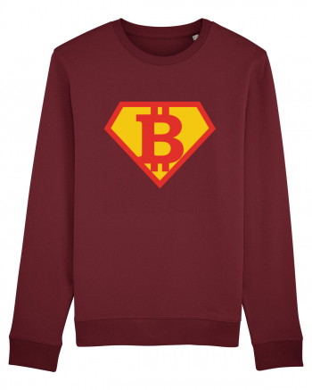 Super Bitcoin Burgundy