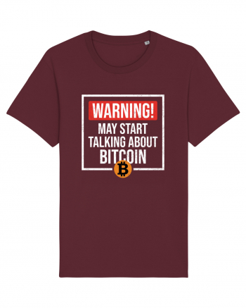 Warning May Start Talking About Bitcoin Burgundy