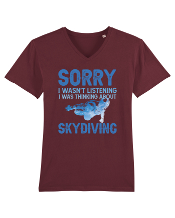 Skydiving Sorry I Wasn't Listening Burgundy
