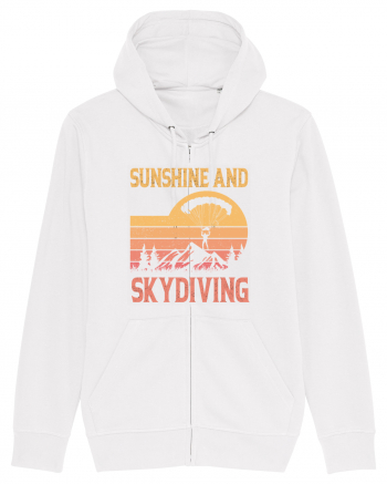 Sunshine And Skydiving White