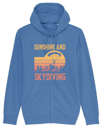 Sunshine And Skydiving Bright Blue