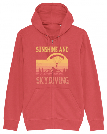 Sunshine And Skydiving Carmine Red
