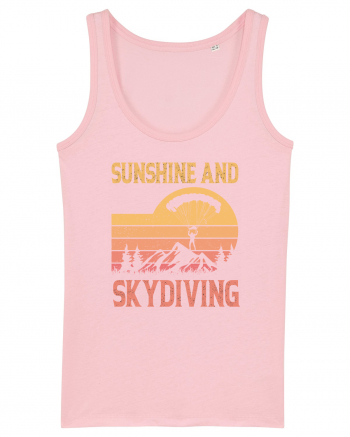 Sunshine And Skydiving Cotton Pink