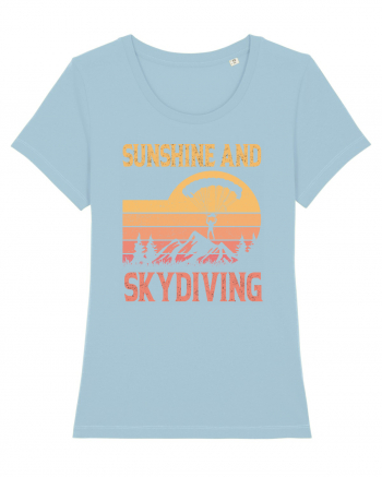 Sunshine And Skydiving Sky Blue