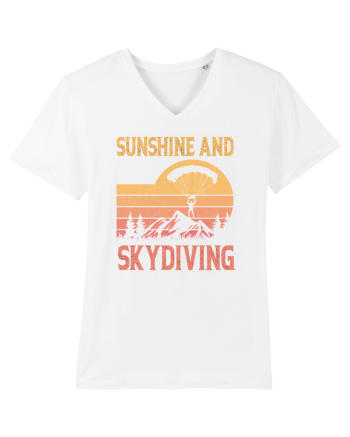 Sunshine And Skydiving White