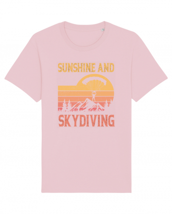 Sunshine And Skydiving Cotton Pink