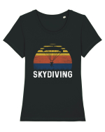 Skydiving Tricou mânecă scurtă guler larg fitted Damă Expresser