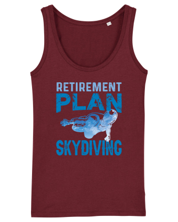 Retirement Plan Skydiving Burgundy