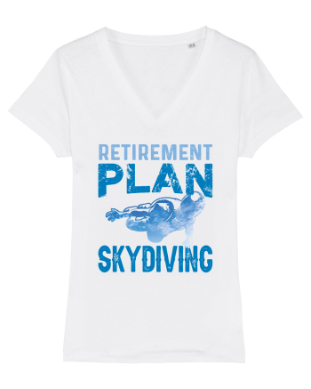 Retirement Plan Skydiving White