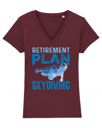 Retirement Plan Skydiving Burgundy