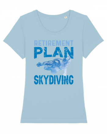 Retirement Plan Skydiving Sky Blue
