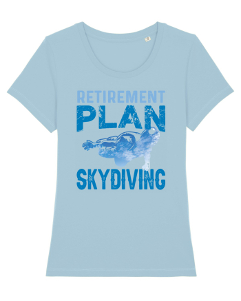 Retirement Plan Skydiving Sky Blue