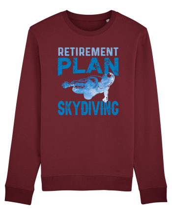 Retirement Plan Skydiving Burgundy