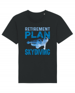 Retirement Plan Skydiving Tricou mânecă scurtă Unisex Rocker