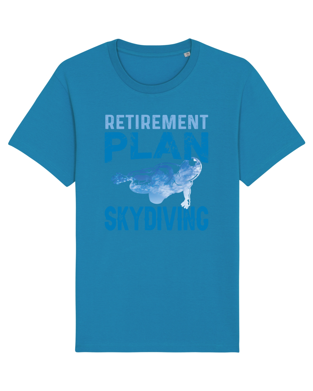 Tricou mânecă scurtă Unisex Rocker Azur