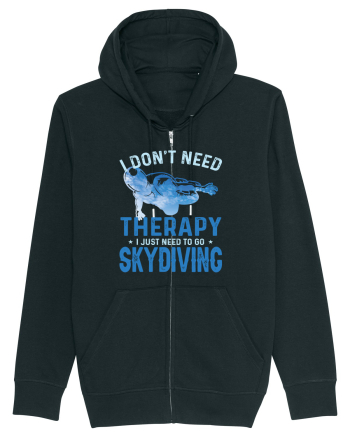 I Don't Need Therapy I Just Need To Go Skydiving Black