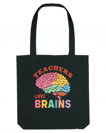 Teachers Love Brains Black