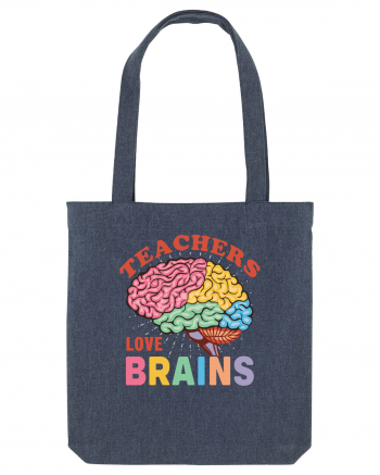 Teachers Love Brains Midnight Blue