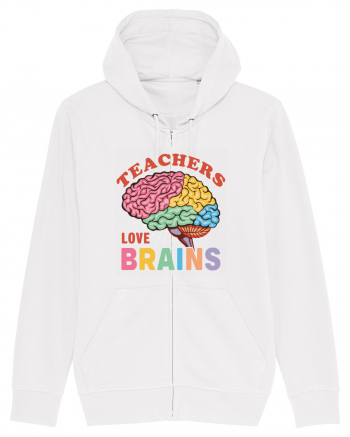 Teachers Love Brains White