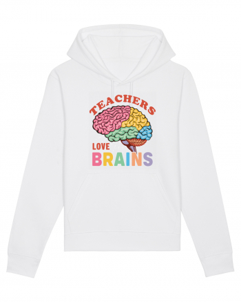 Teachers Love Brains White