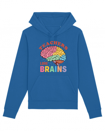 Teachers Love Brains Royal Blue