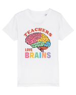 Teachers Love Brains Tricou mânecă scurtă  Copii Mini Creator