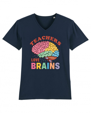 Teachers Love Brains French Navy