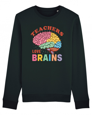 Teachers Love Brains Black