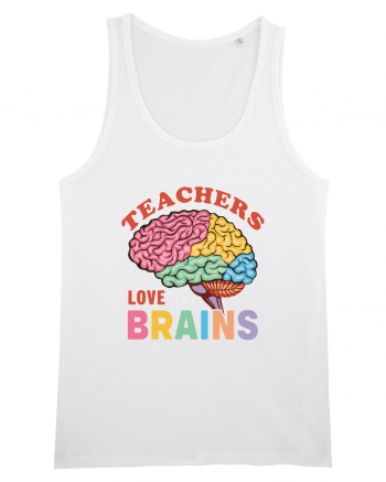 Teachers Love Brains White
