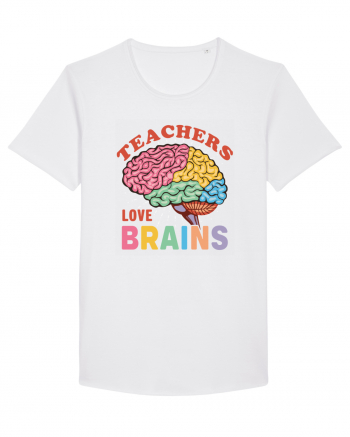 Teachers Love Brains White