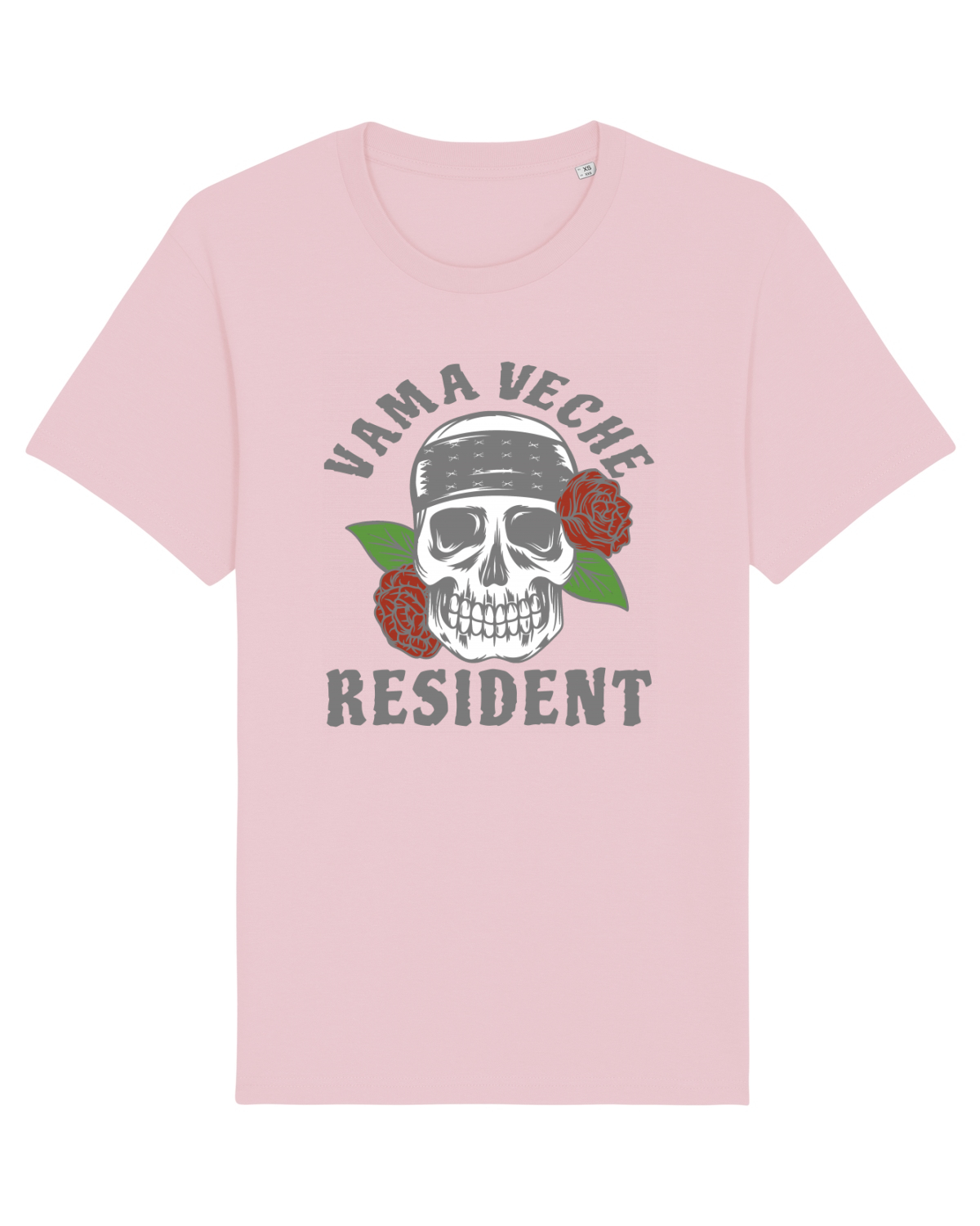 Tricou mânecă scurtă Unisex Rocker Cotton Pink