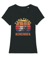 Amintiri Vama Veche Tricou mânecă scurtă guler larg fitted Damă Expresser
