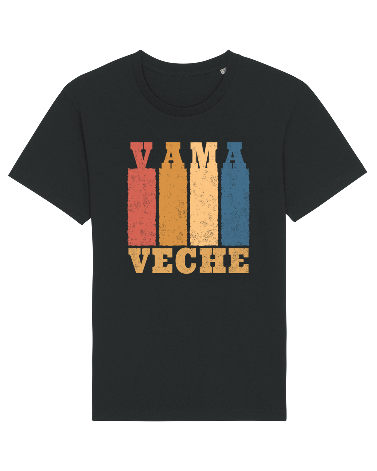 Tricou mânecă scurtă Unisex Rocker Black