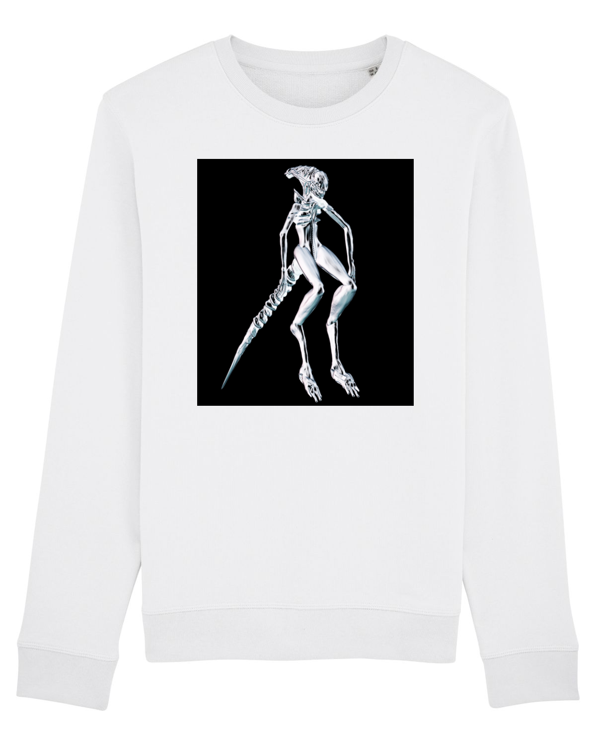 Bluză mânecă lungă Unisex Rise White