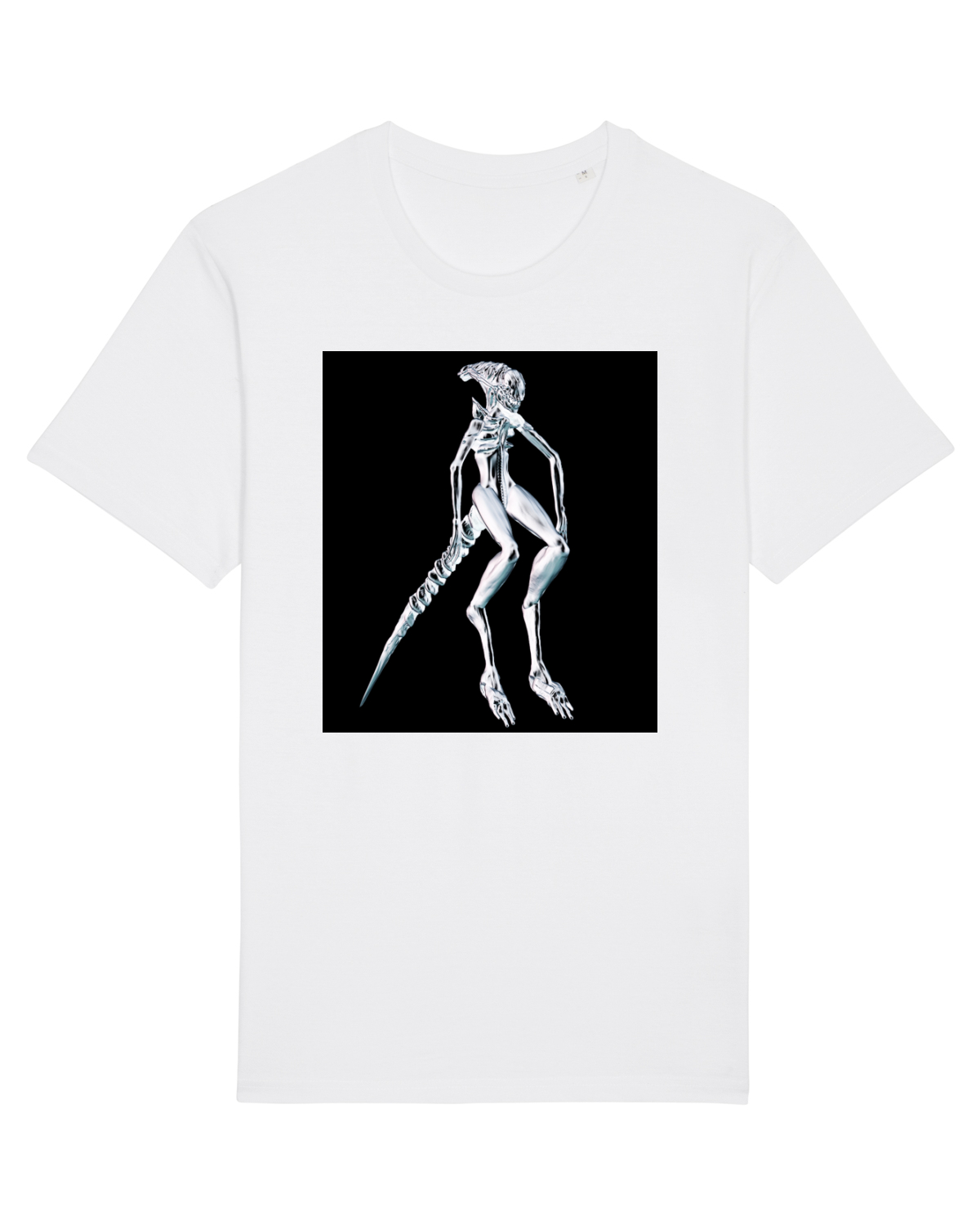 Tricou mânecă scurtă Unisex Rocker White
